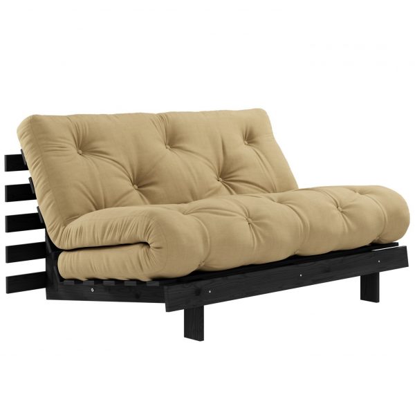 Karup design slaapbank Roots 140 zwart Beige - Afbeelding 4