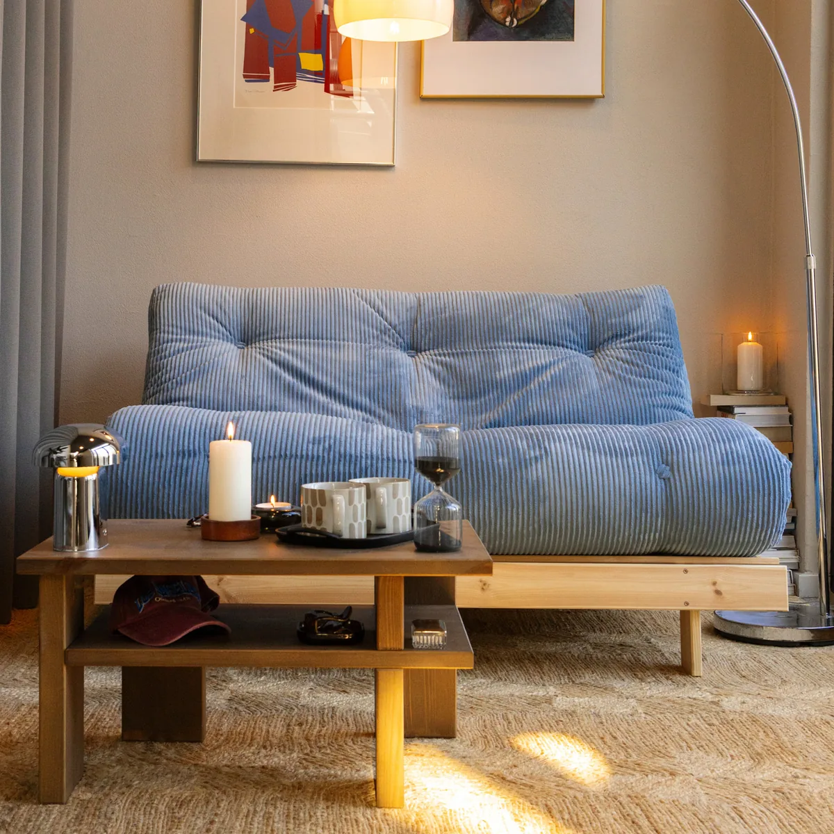 Karup design slaapbank Roots 140 naturel