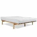 Karup Design futonbed Pace – minimalistisch houten platformbed met lage poten en futonmatras in een rustige, Scandinavische stijl.