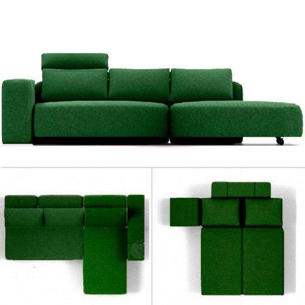 modulaire slaapbank bonbon m collage donker