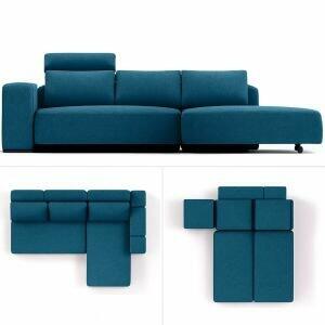 modulaire slaapbank bonbon m collage