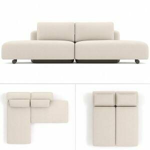 modulaire slaapbank Bonbon S collage