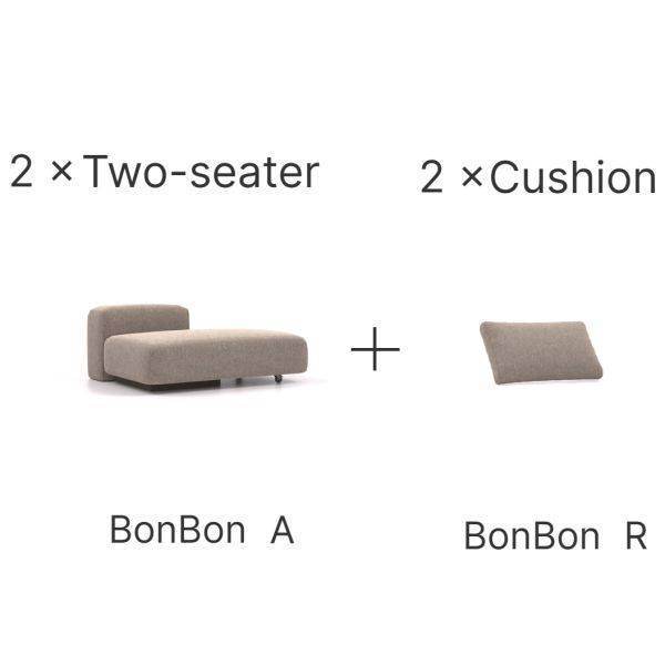 Modulaire slaapbank BonBon S - Afbeelding 2