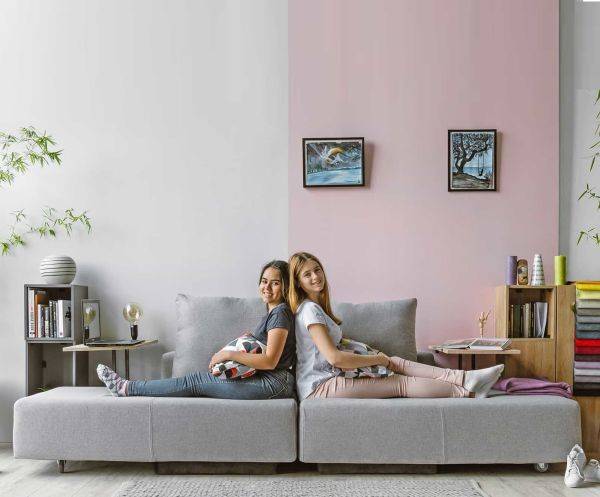 Modulaire slaapbank BonBon S Beige - Afbeelding 4