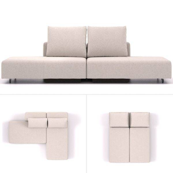 modulaire slaapbank bonbon s collage