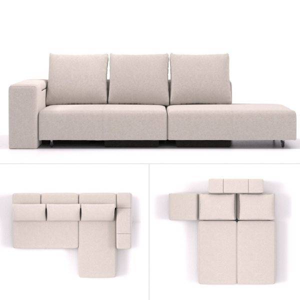 modulaire slaapbank bonbon m collage