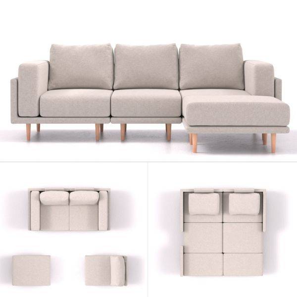 modulaire slaapbank clooods collage