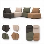 Modulaire slaapbank Matacao Archipelago
