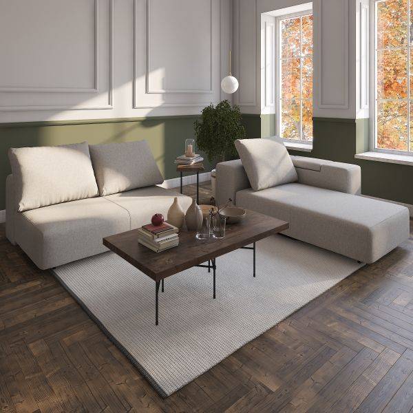 Modulaire slaapbank BonBon L Grijs - Afbeelding 5