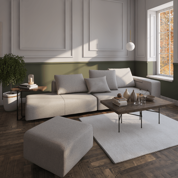Modulaire slaapbank BonBon L Grijs - Afbeelding 4