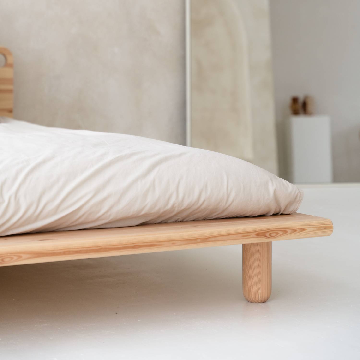 Futón Cama De Madera Maciza Solido 140x200 | ABC Meubles