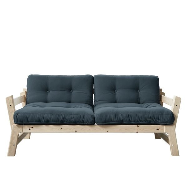 karup slaapbank step naturel blauw