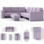 modulaire slaapbank choice 5 collage