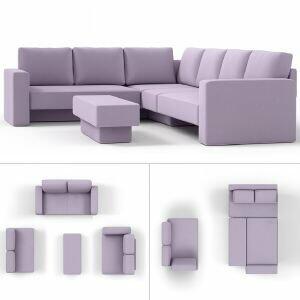 modulaire slaapbank choice 5 collage