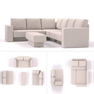 modulare Sofa Bett Choix 5 Collage