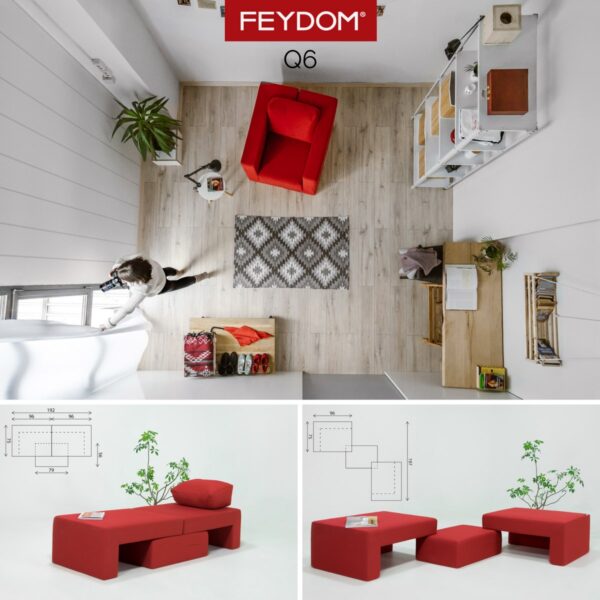 Modulaire slaapfauteuil Q6 - Afbeelding 3