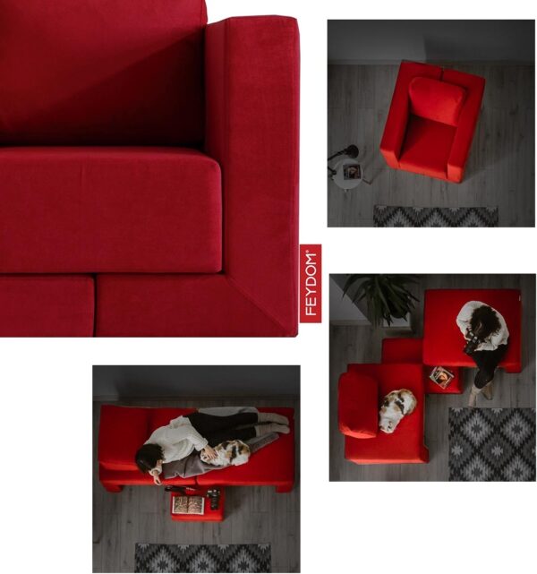 Modulaire slaapfauteuil Q6 - Afbeelding 5