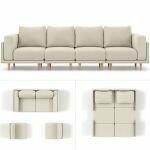 modulaire slaapbank clooods 4p collage