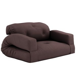 karup design slaapbank hippo bruin