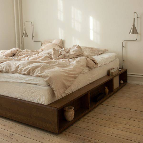 Karup futonbed Ziggy carob bruin 140x200cm - Afbeelding 2