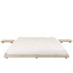 karup futonbed dock met matras en nachttafels