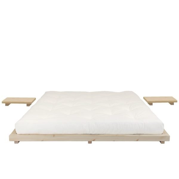 karup futonbed dock met matras en nachttafels