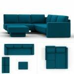 modulaire slaapbank choice 16 collage