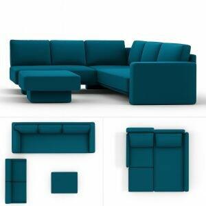 modulaire slaapbank choice 16 collage