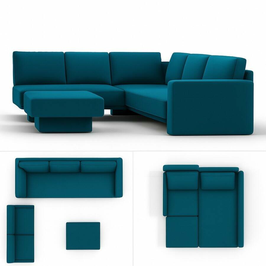 modulaire slaapbank choice 16 collage