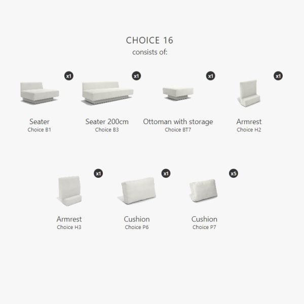 Modulaire slaapbank Choice 16 - Afbeelding 2
