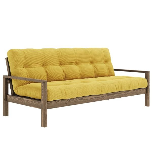 Karup design slaapbank knob carob bruin geel