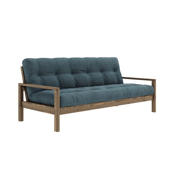 karup design slaapbank knob carob blauw