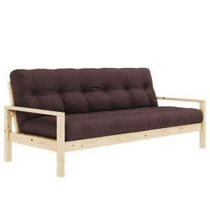karup design slaapbank knob naturel bruin