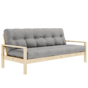 karup design slaapbank knob naturel grijs