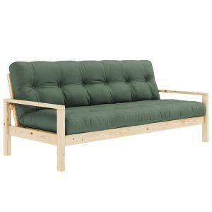 karup design slaapbank knob naturel groen