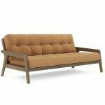 karup design slaapbank grab carob bruin