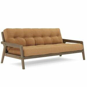 karup design slaapbank grab carob bruin