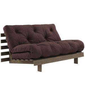 karup design slaapbank roots 140 carob bruin 715 bruin