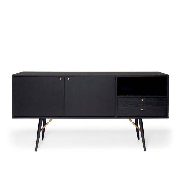 Dressoir Dawn L - black oak - Afbeelding 2