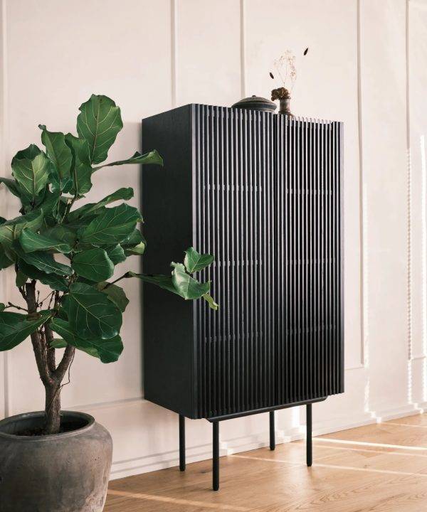 Louvre highboard - black oak - Afbeelding 3