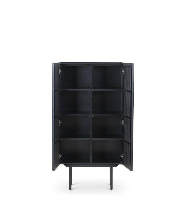 Louvre highboard - black oak - Afbeelding 5
