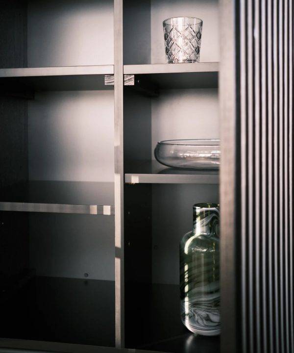 Louvre highboard - black oak - Afbeelding 9
