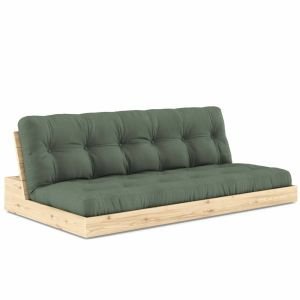 karup design slaapbank base groen