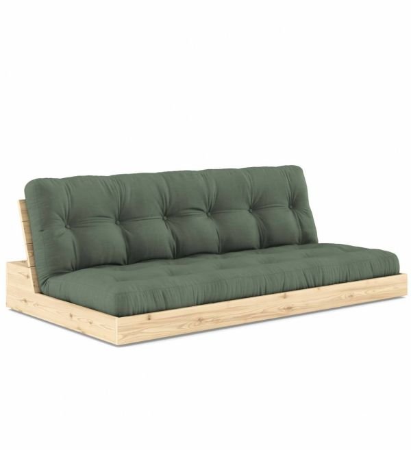 karup design slaapbank base groen