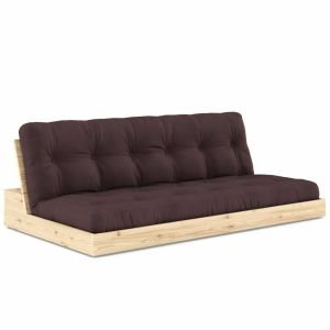 karup design slaapbank base bruin