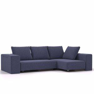 Modulaire slaapbank Bonbon L blauw