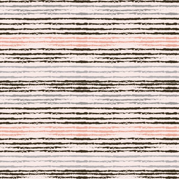 Behang Horizontale Strepen - Pastelkleuren - Afbeelding 2