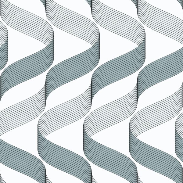Behang Geometrisch - Moderne Golven - Afbeelding 2