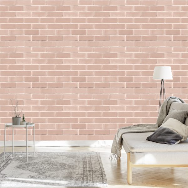 Behang Modern Baksteen 3D-Effect - Afbeelding 3