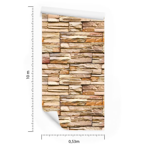 Behang Leisteen 3D-Effect - Afbeelding 8
